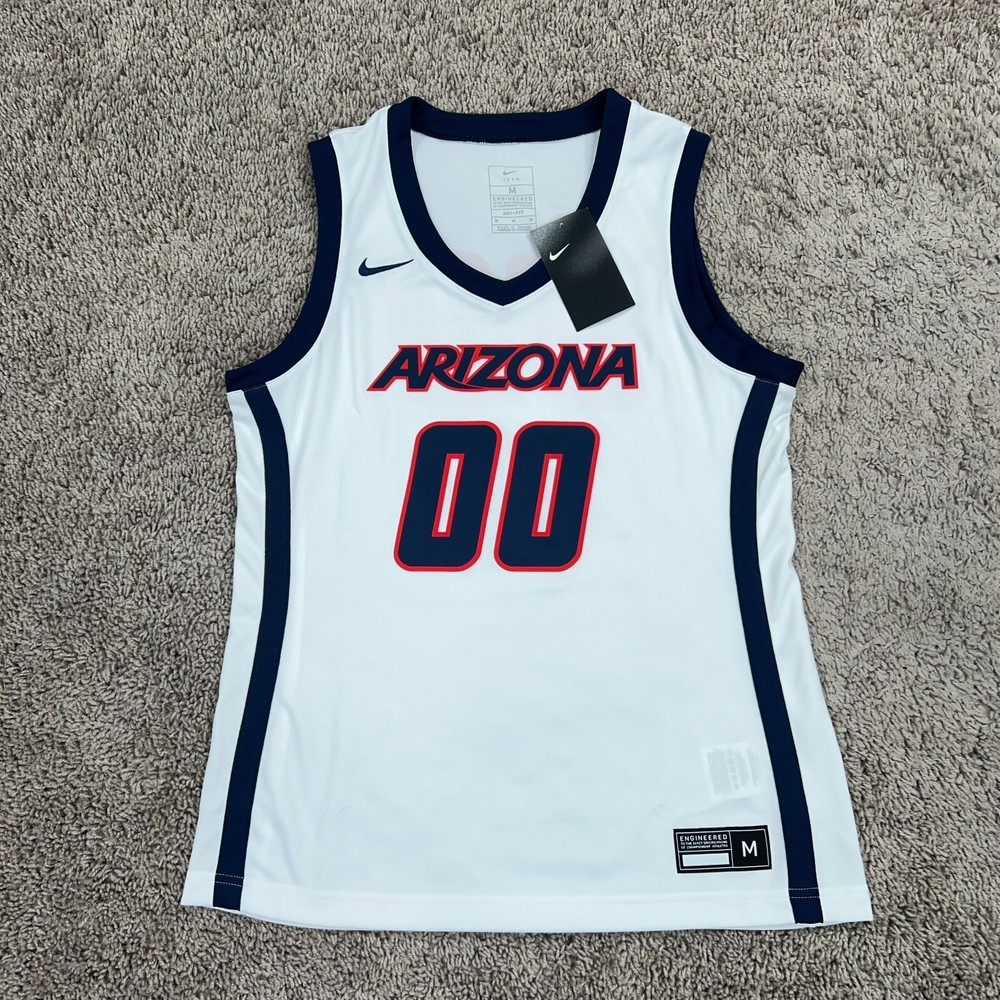 Arizona Wildcats Jersey Womens Medium White Red Blue NCAA College Nike Team