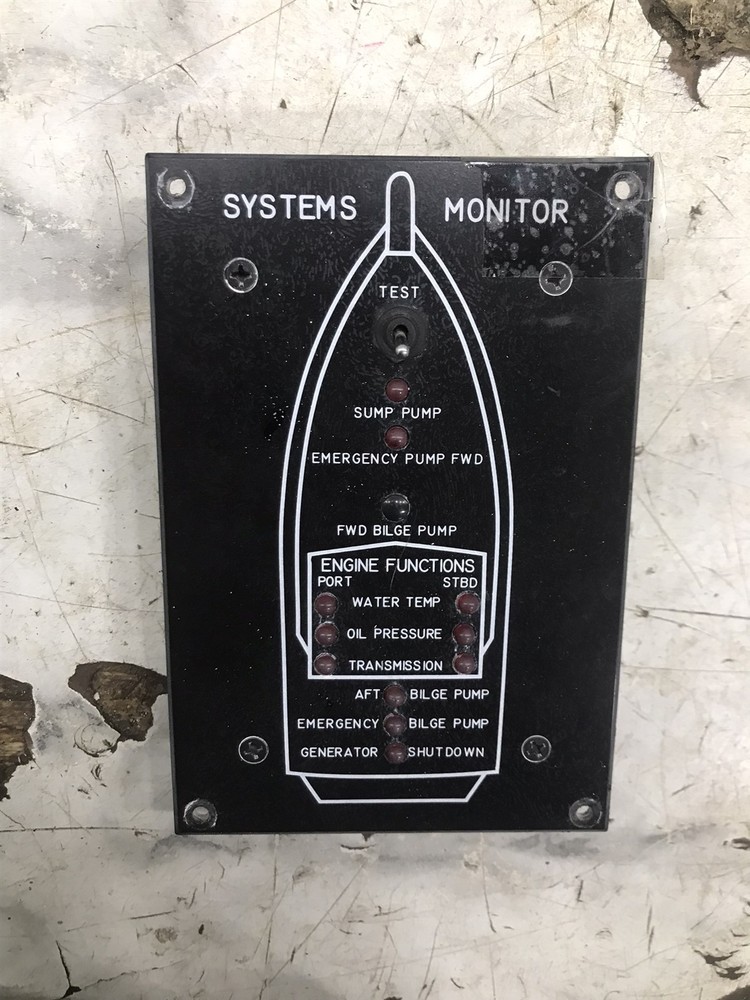 96 Sea Ray 330 Sundancer Boat systems monitor indicator lights