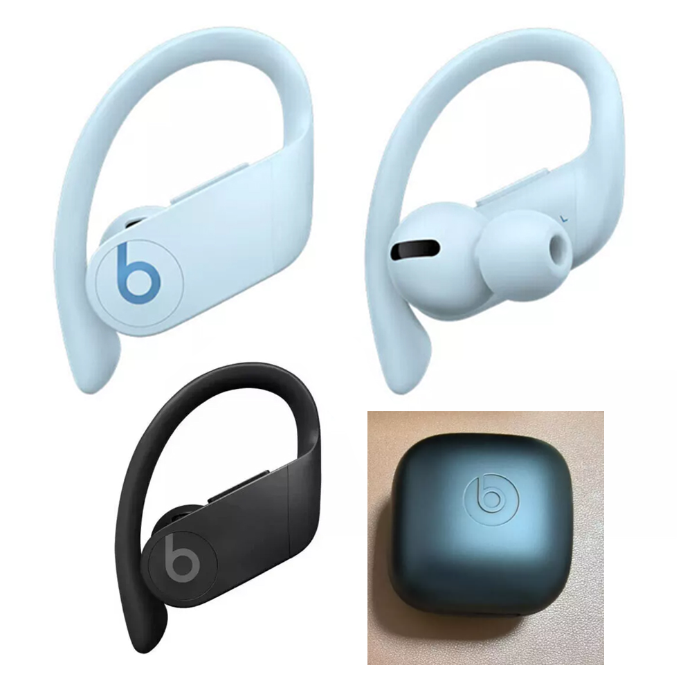 Ear-hook Powerbeats Pro Totally Wireless Bluetooth Earphones Black/Blue