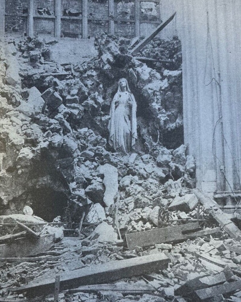 1918 German Destruction of Art Treasures And Cathedrals World War I illustrated