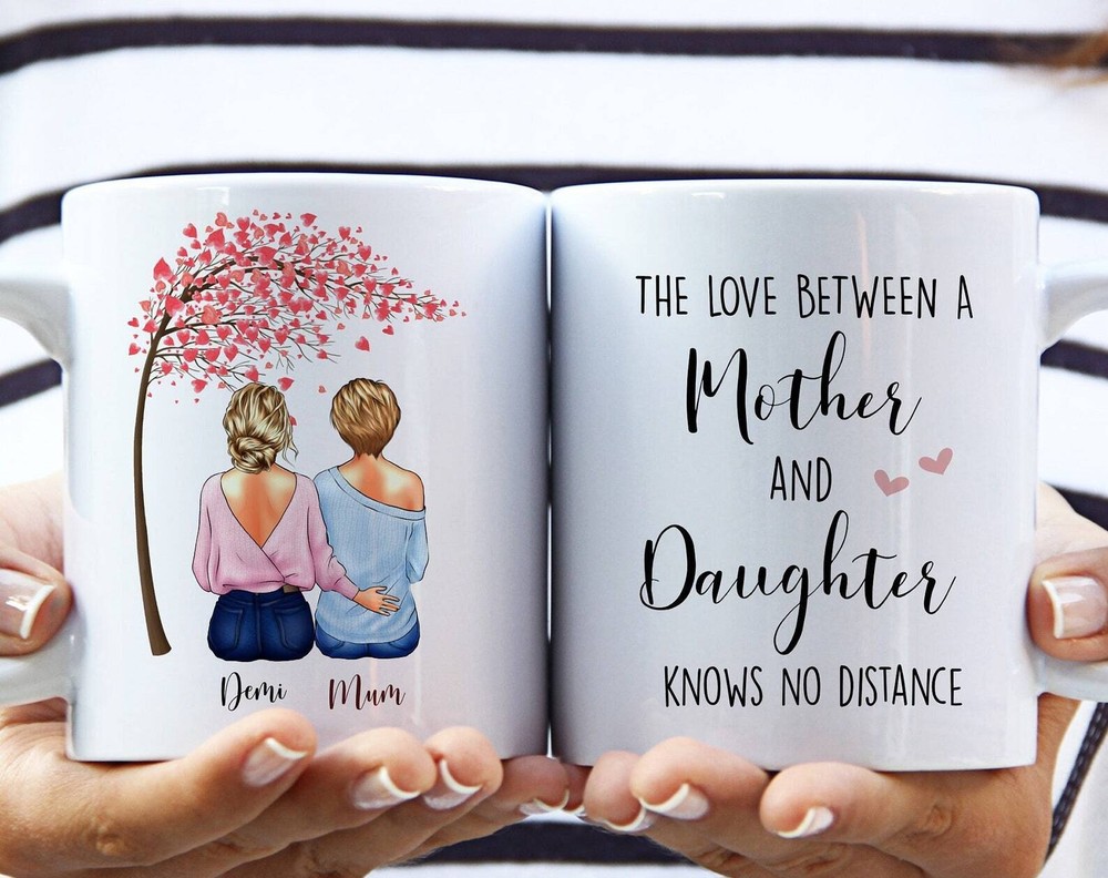 Personalised Mother And Daughter Mug Mug For Mum Mug For Daughter Gift For Her