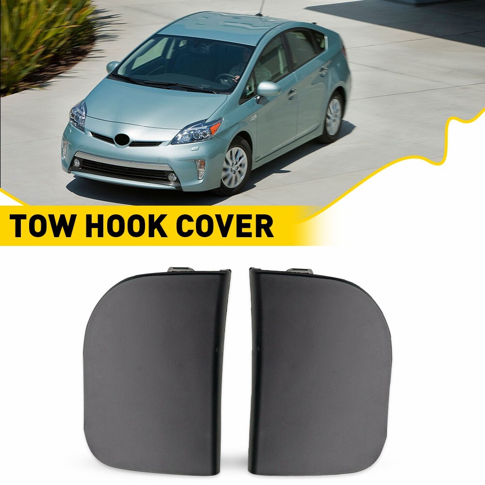 2012-2015 Toyota Prius Front Bumper Tow Hook Cover Cap Unpainted