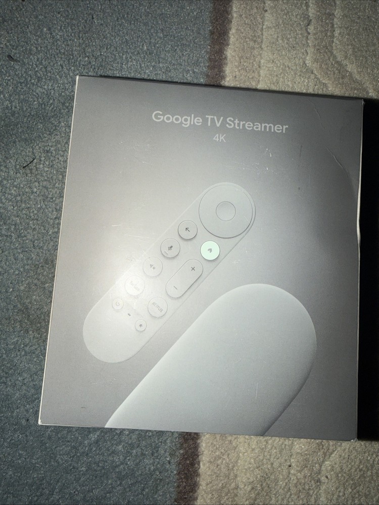 Google TV Streamer 4K Media Player w/ Voice Remote HDR Smart Home Control Hazel