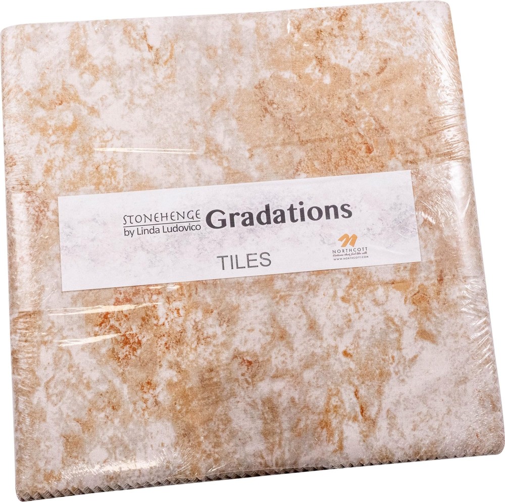 Linda Ludovico Stonehenge Gradations II Canyon Tiles 42 10-inch Squares Layer...
