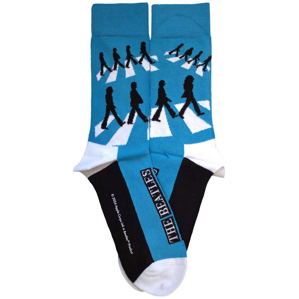 The Beatles Abbey Road Silhouettes Repeat Ankle Socks Size One Size