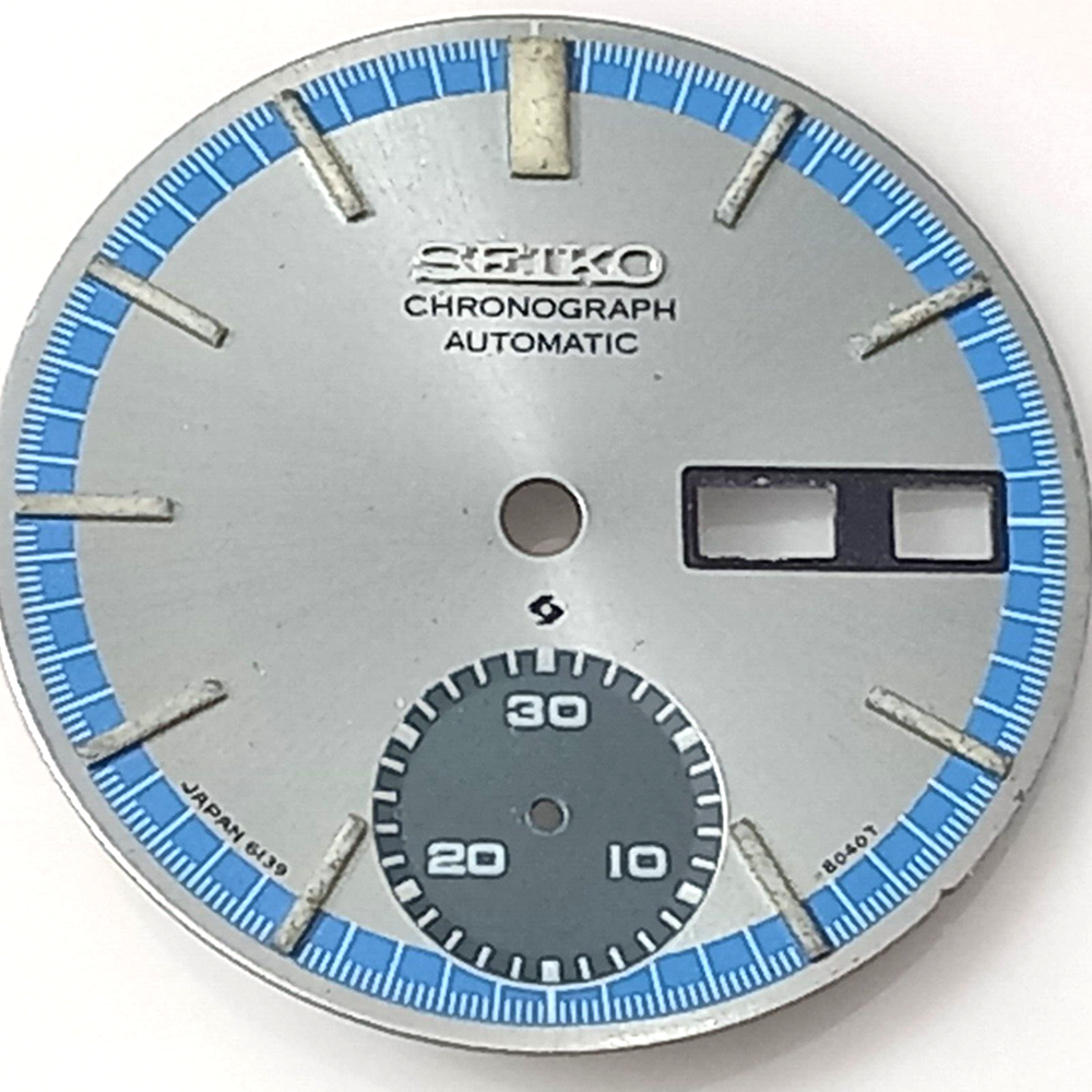 ORIGINAL SEIKO 6139-8040T DIAL FOR SEIKO CHRONOGRAPH 6139-8040