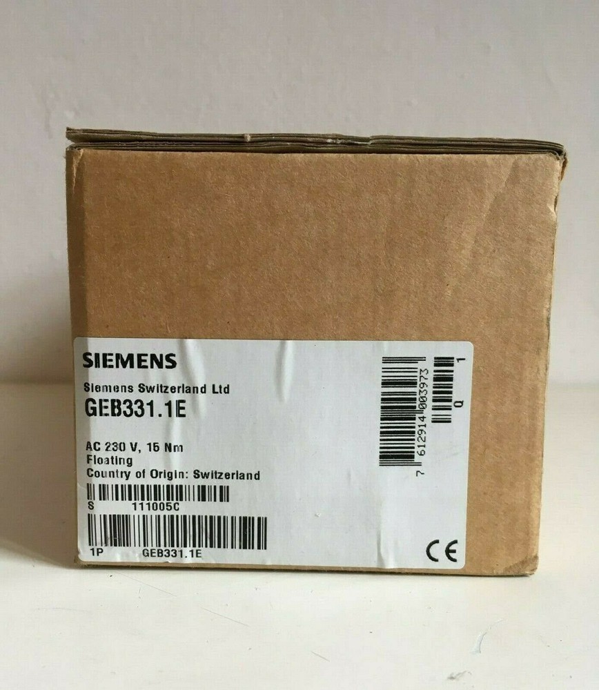 damper actuator GEB331.1E SIEMENS New In Box One year warranty