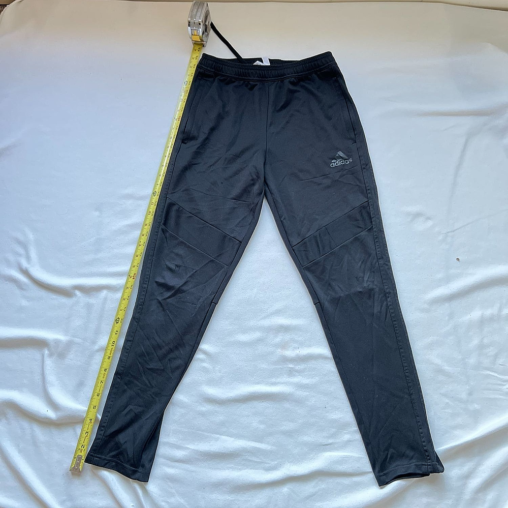 Adidas Aeroready Black Tapered Track Pants Mens Medium Joggers Athletic Wear