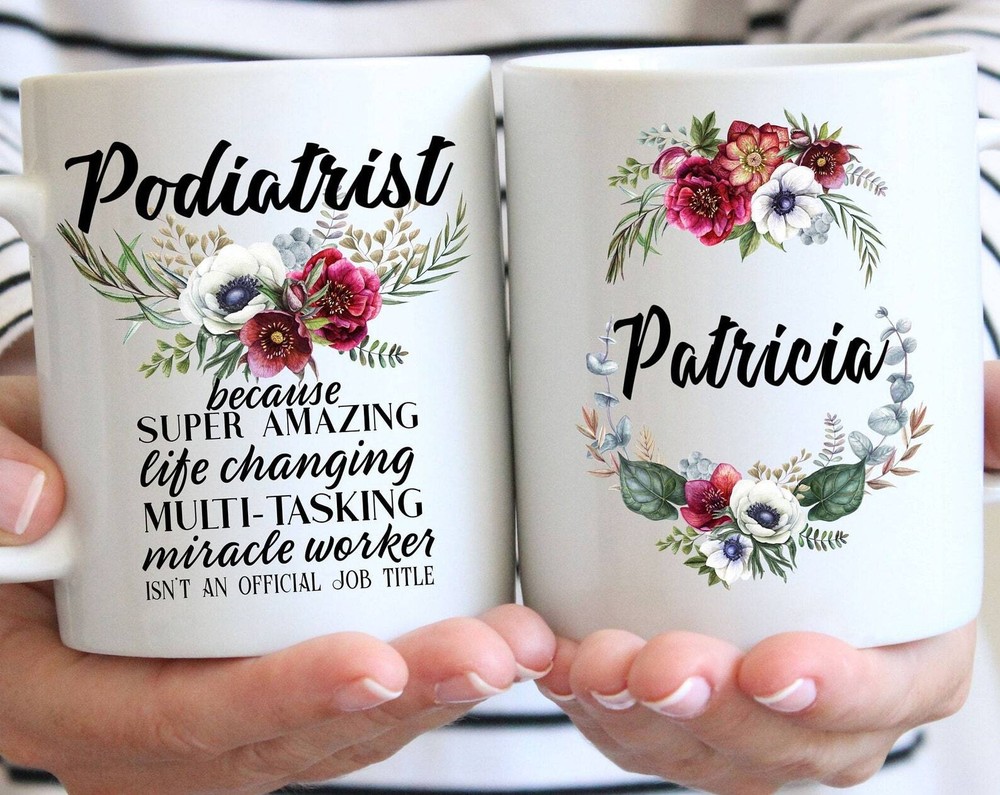Podiatrist Gift Mug For Women L Thank You Appreciation Birthday Christmas