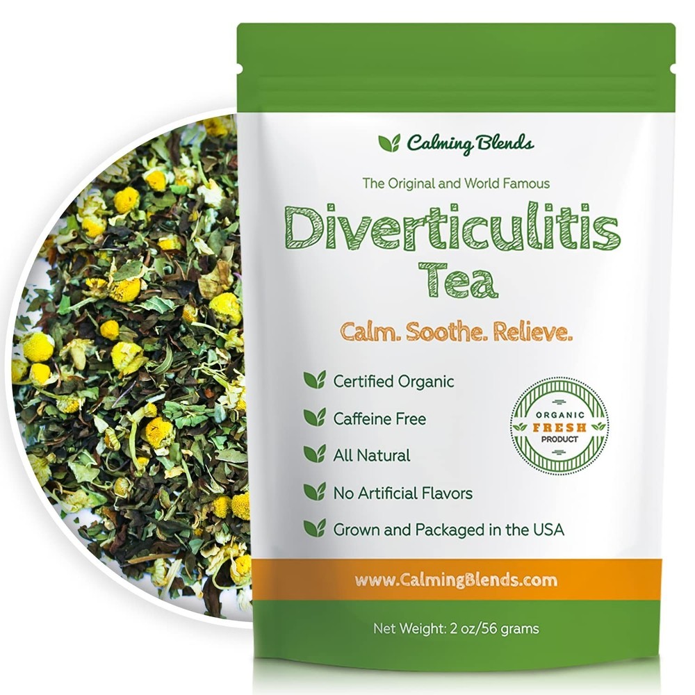 Diverticulitis and Diverticulosis Tea. All natural, organic and caffeine free.