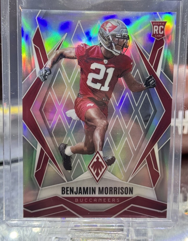 2025 PANINI PHOENIX #247 BENJAMIN MORRISON ROOKIE SILVER BUCCANEERS RC