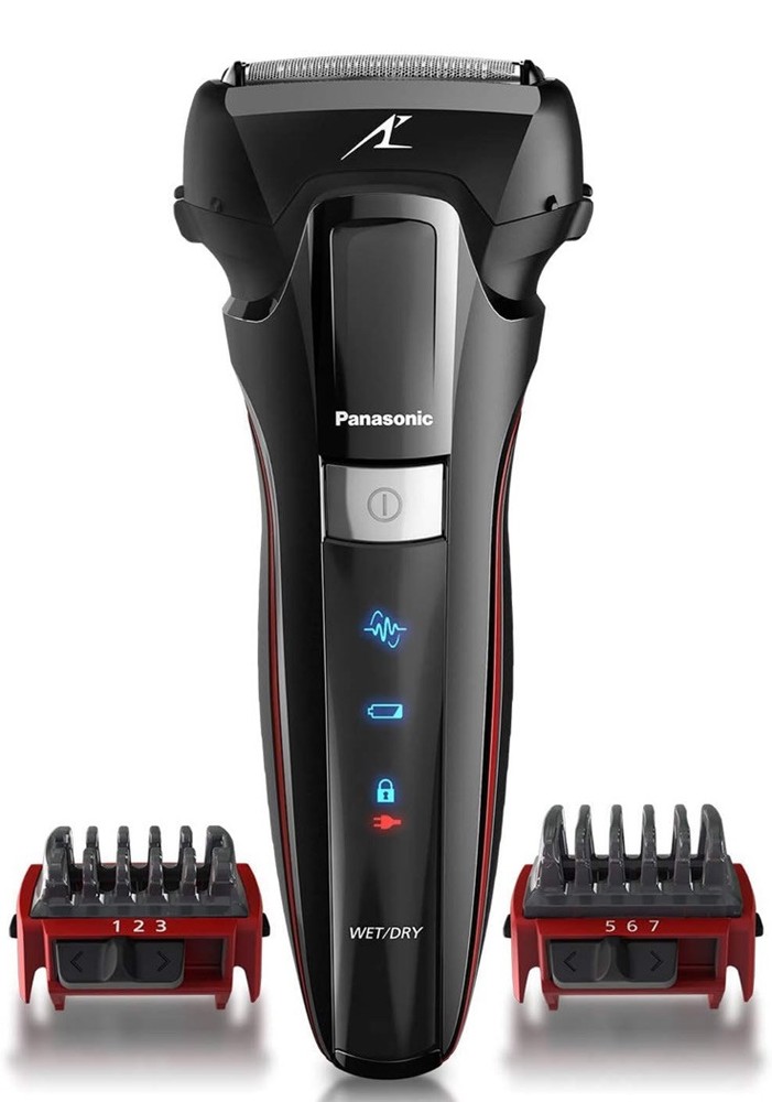 Panasonic Hybrid Wet Dry Shaver, Trimmer & Detailer with Two Adjustable