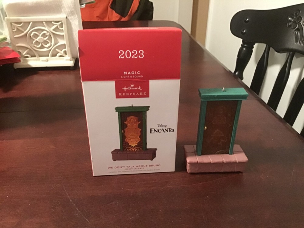 2023 Hallmark Disney Encanto We Dont Talk About Bruno Christmas Ornament Brand New