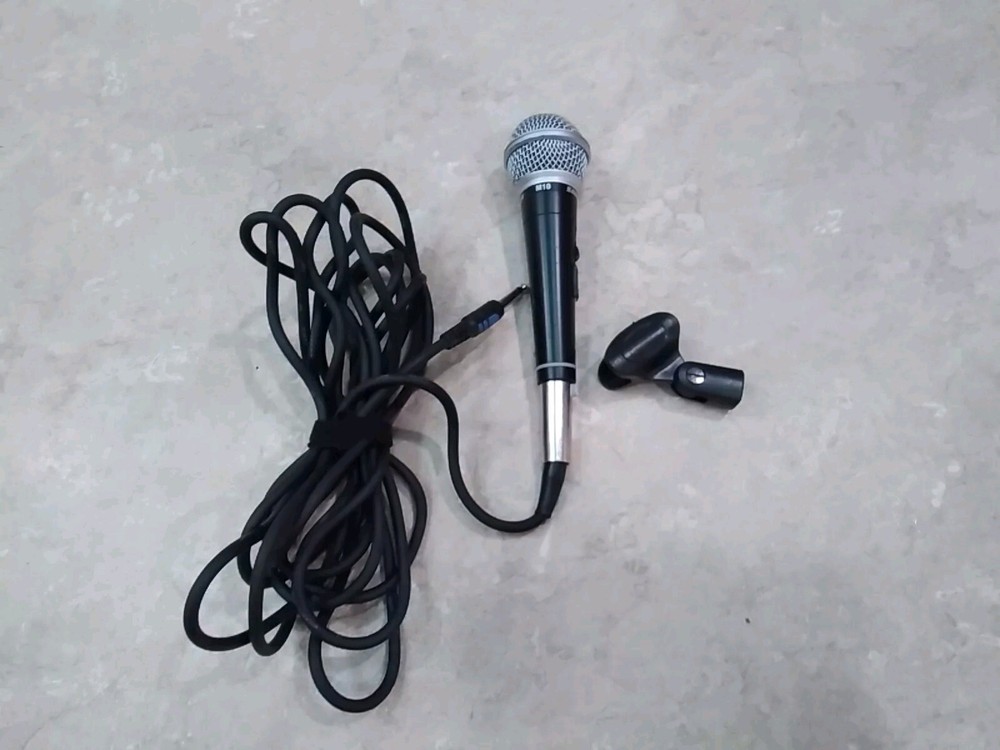Samson M10 Dynamic Microphone With Cable And Clip Stand Mount
