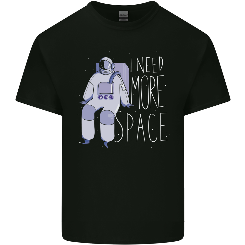 I Need More Space Astronaut space Mens Cotton T-Shirt Tee Top