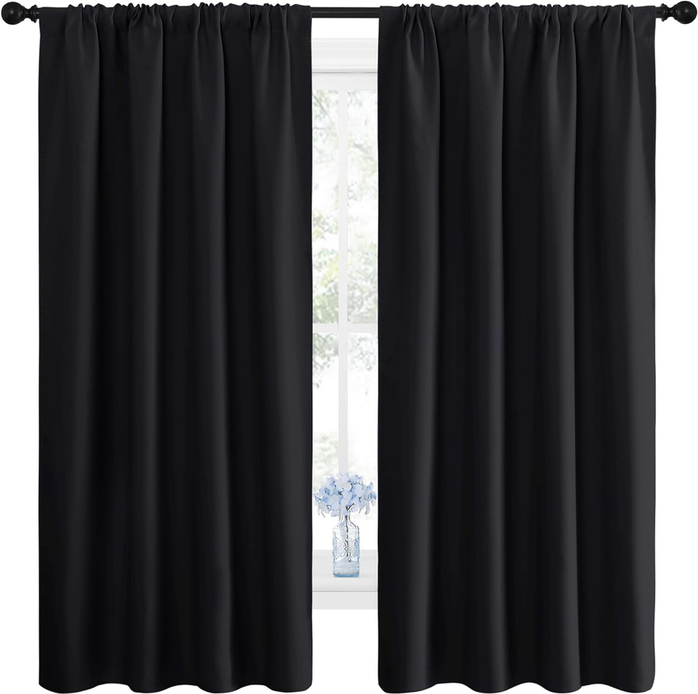 Halloween blackout thermal insulated curtains for noise reduction and room darkening