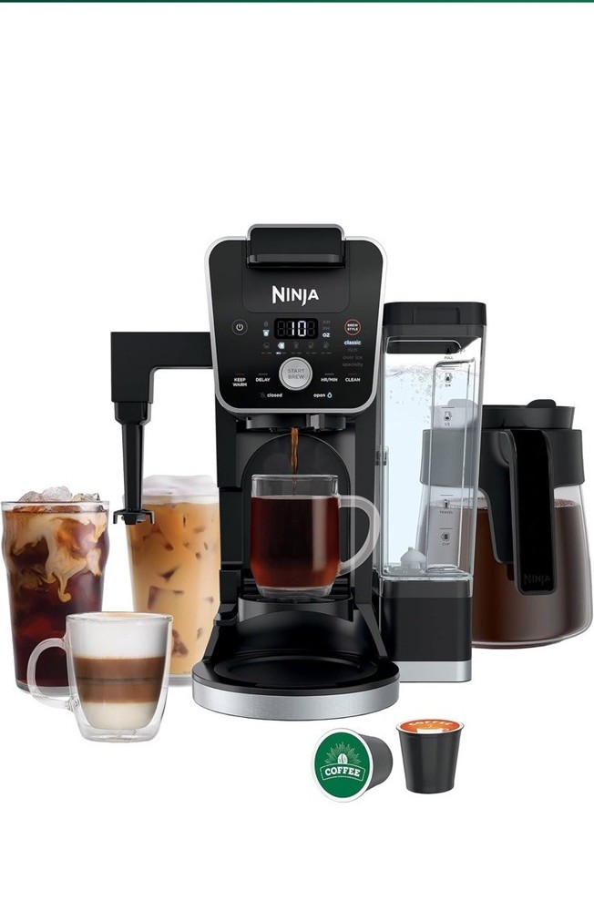 Ninja CFP451CO DualBrew System 14-Cup Coffee Maker, Single-Serve Pods & Grounds