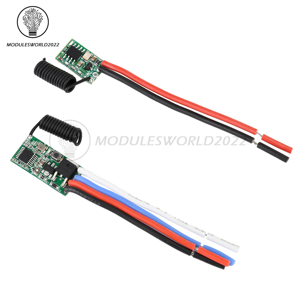 433MHz Long Range Wireless Remote Control Transmitter /Receiver Module DC 3V-24V