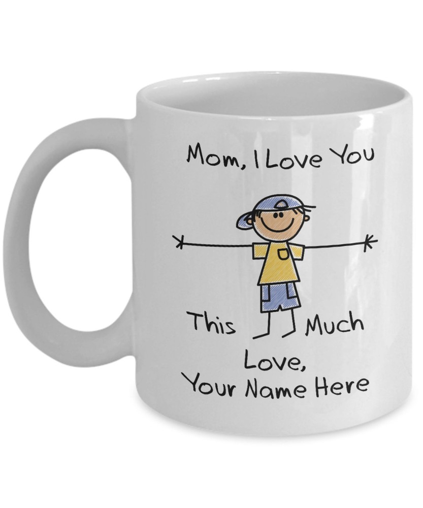 Personalized Mom Coffee Mug Gift From Son Mom Birthday Gift From Son Mom