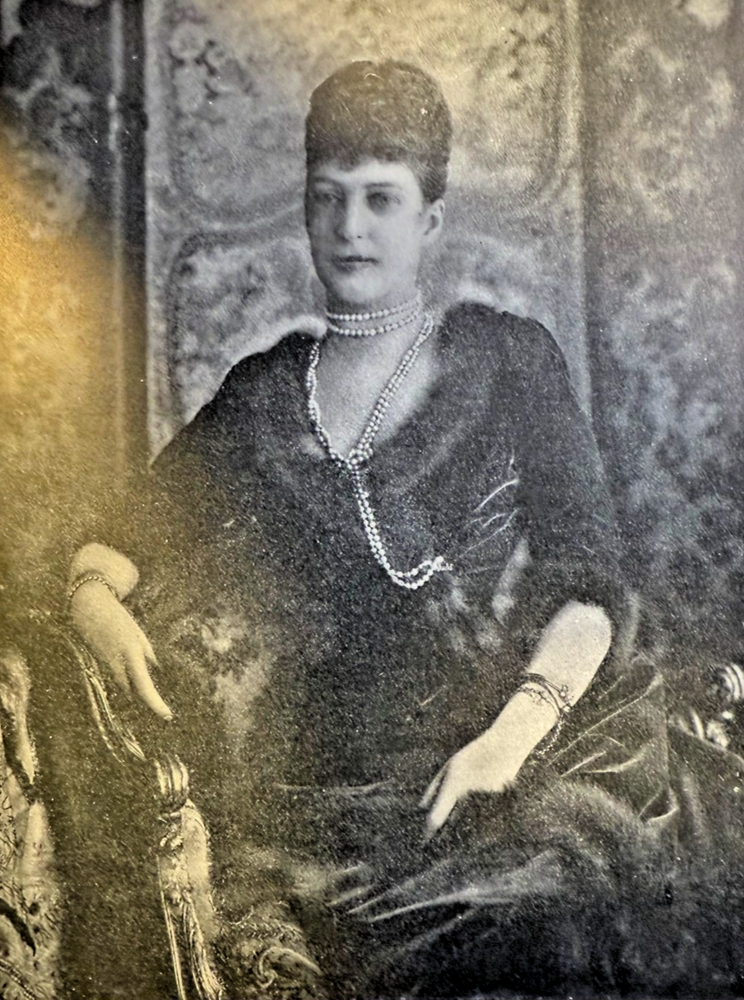 1901 Vintage Magazine Illustration Queen Alexandra of England