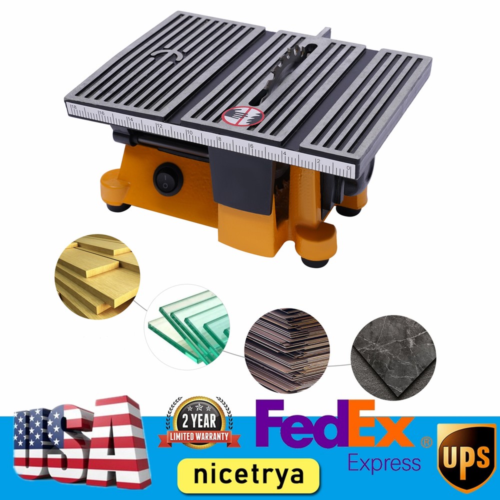 4 Inch Mini Electric Table Saw for DIY Wood and Metal Crafting