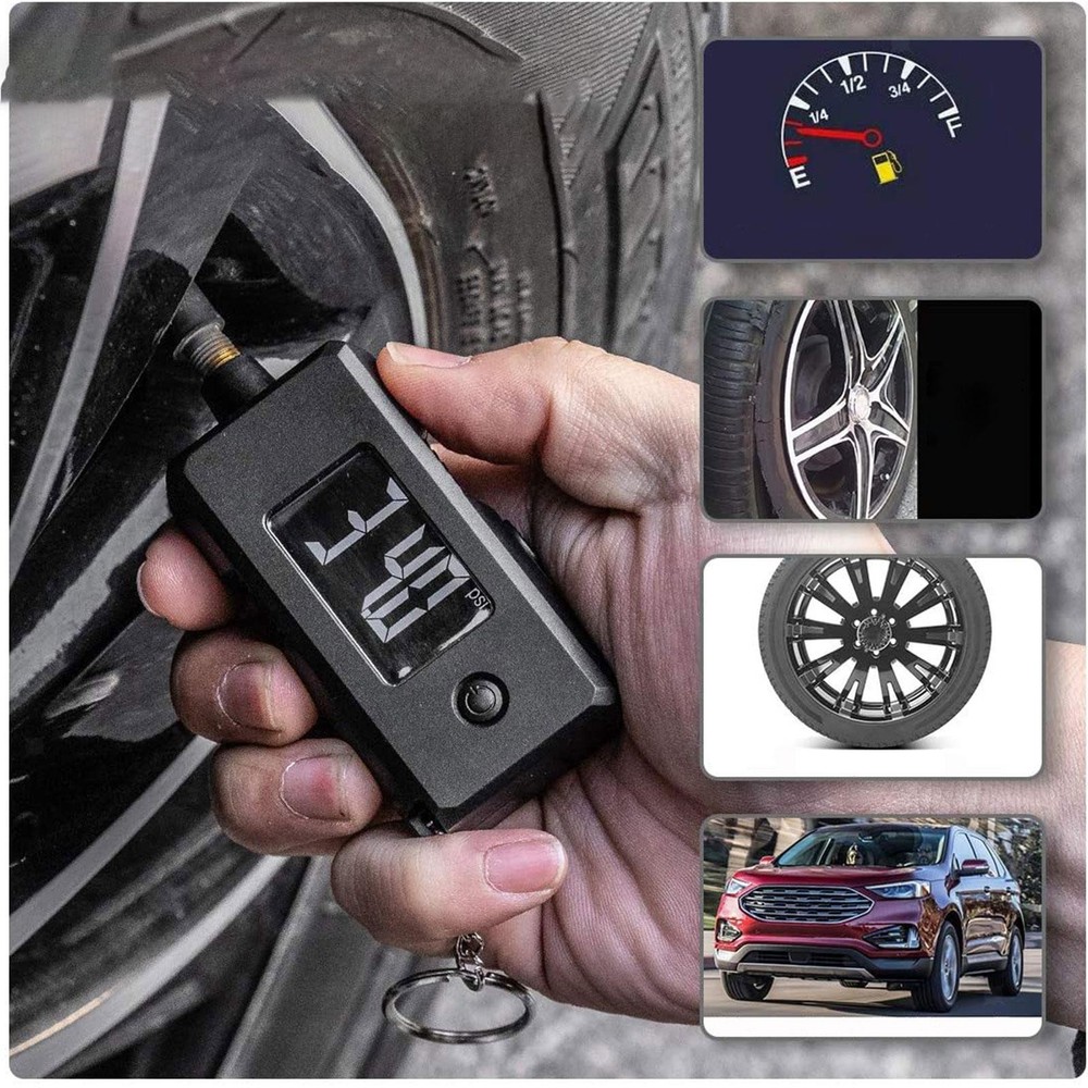 Tire Pressure Gauge 2 in 1 Digital PSI Tire Gauge Professional Checker for