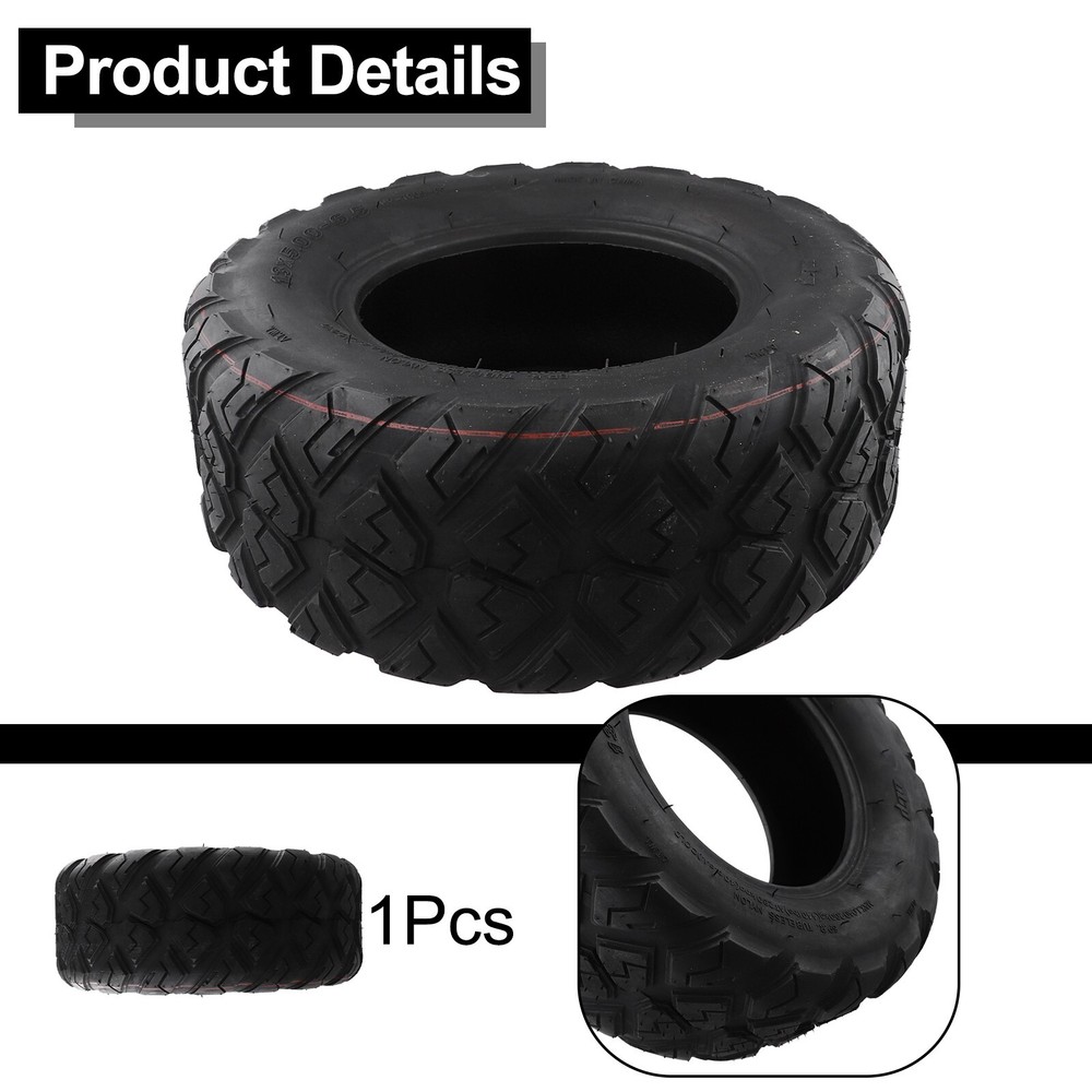 Long lasting Rubber 13 Inch Tubeless Tyre for Electric Scooter Karting