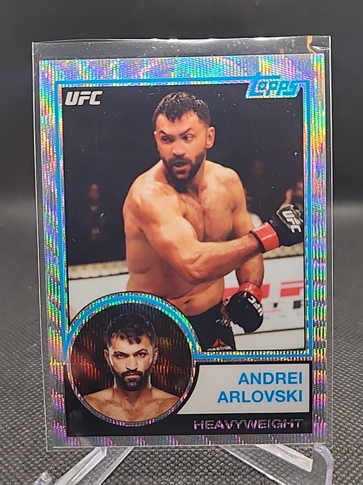 2018 Topps Chrome UFC - 1983 Topps Baseball Design Wave Refractor #UFC83-AA...