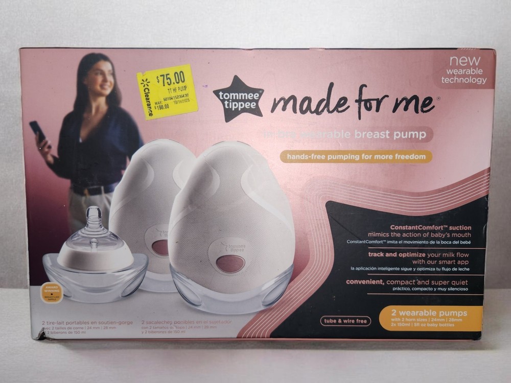 Tommee Tippee Made for Me Double Electric Wearable Breast Pump