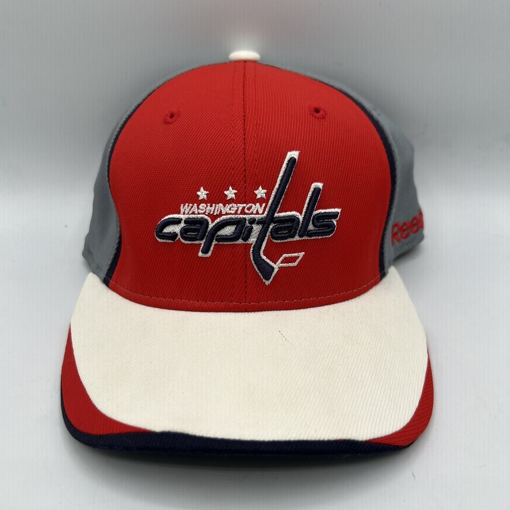 Washington Capitals Youth Reebok NHL Stretch Fitted Cap Hat