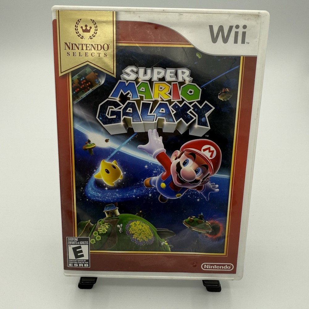 Nintendo Selects: Super Mario Galaxy - Nintendo NES Wii w/ Manual Inserts Tested