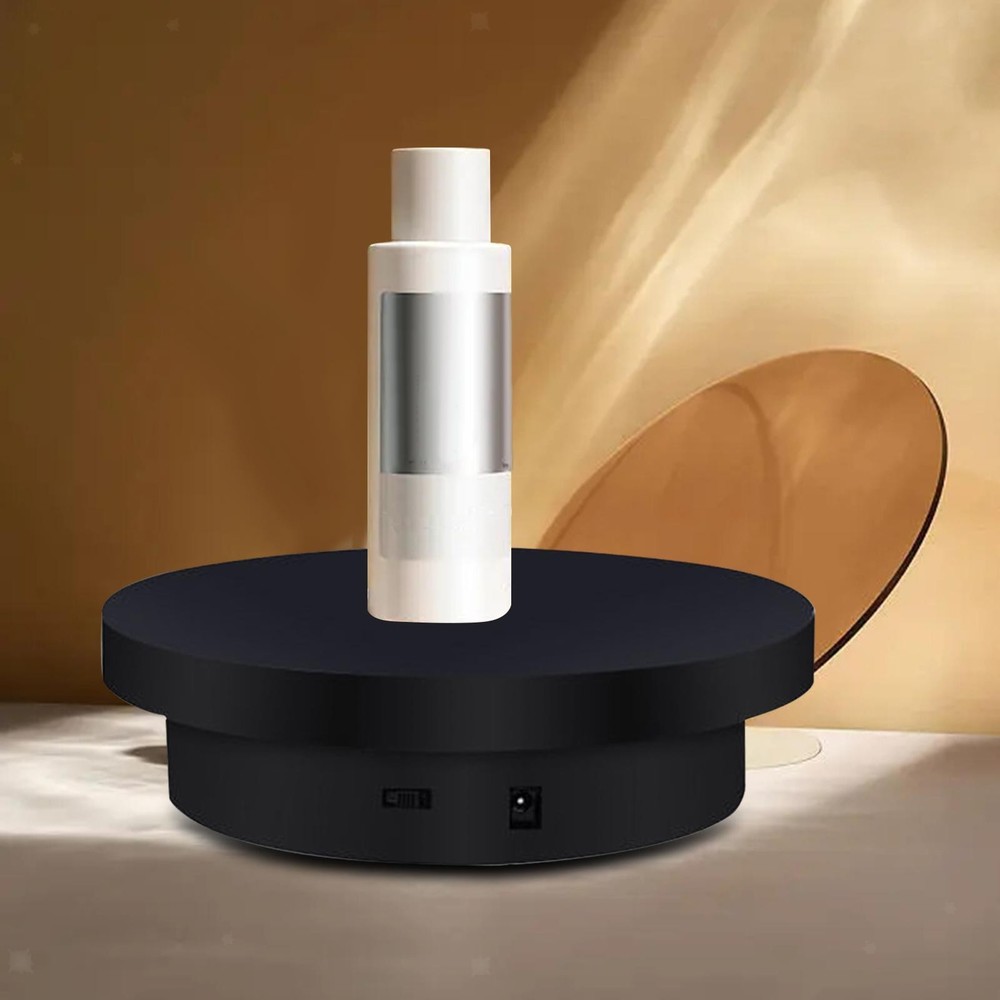 Amart2010 Rotating Display Stand - Silent Non-Slip Turntable for 3D Models & Makeup