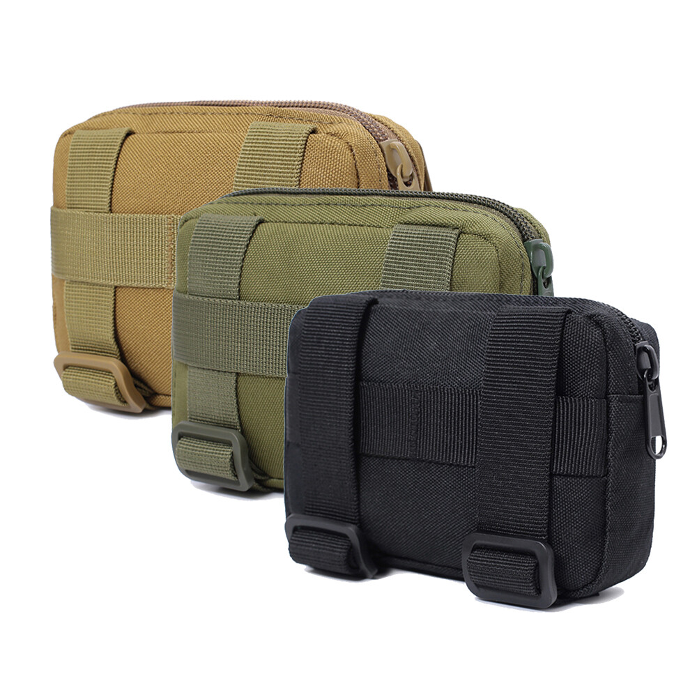 Tactical Molle Horizontal Admin Pouch Multi-Purpose EDC Utility Tool Pouch Bag