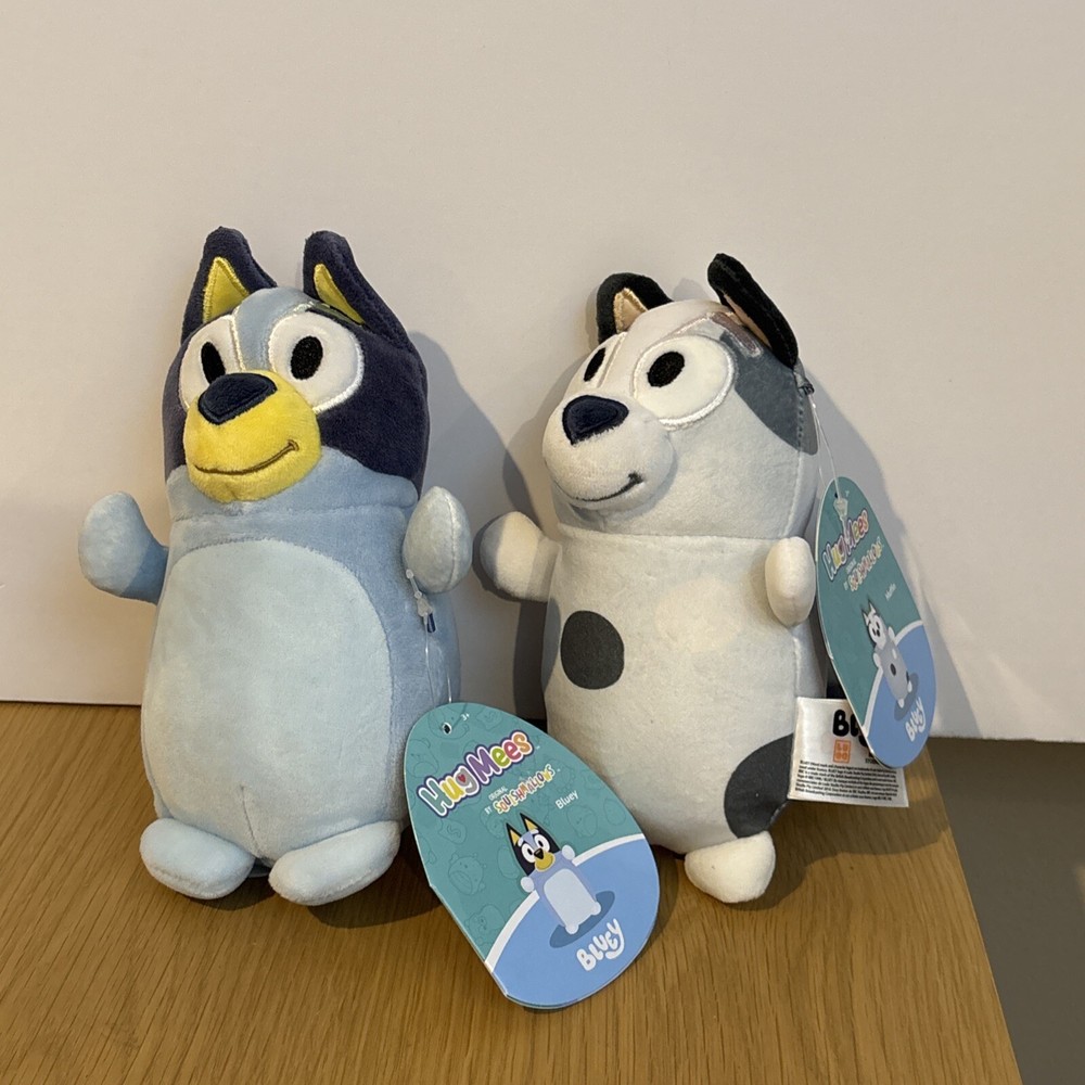 Squishmallows Bluey & Muffin Hugmees 6” Plush set NEW
