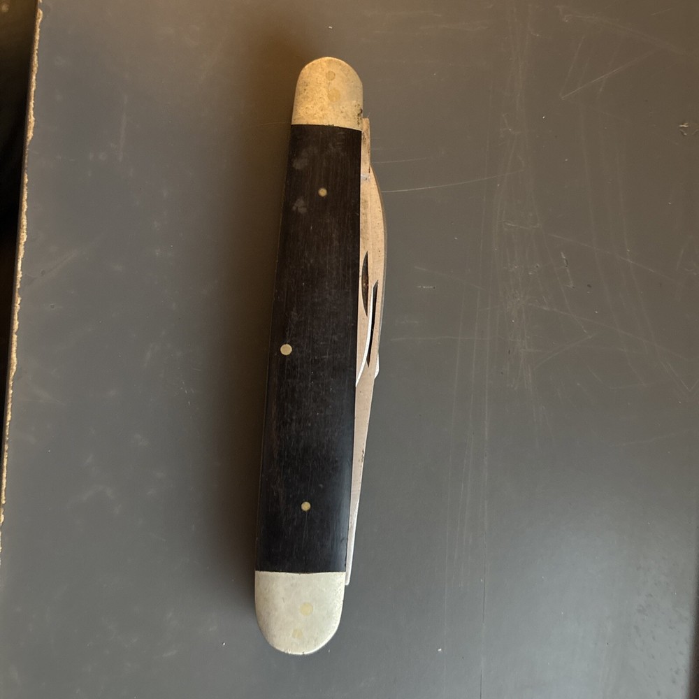 Frost Cutlery Solingen Steel Large Folding Knife 3 Blade Wood Handle SHARP