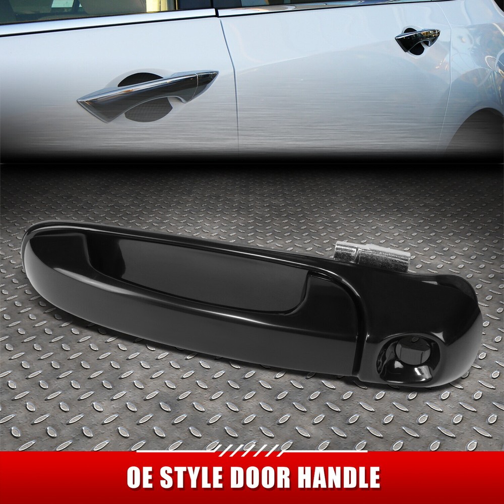 FOR 99-04 JEEP GRAND CHEROKEE BLACK SMOOTH FRONT LEFT DRIVER DOOR PULL HANDLE