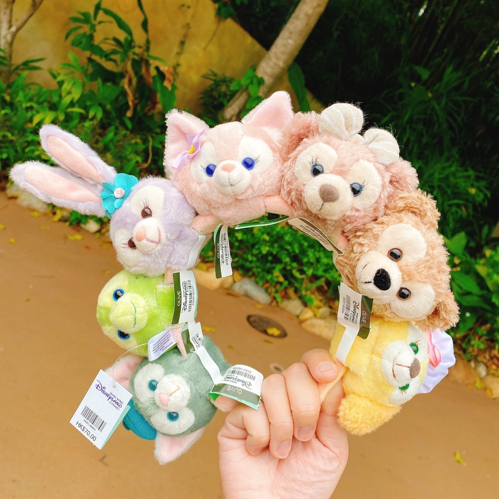 Hong Kong Disneyland Exclusive Duffy & Friends Headband with 7 mini plushies