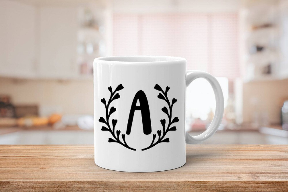 Personalized Initial Mug Initial Mug Monogram Mug Gift For Mom Gift For Daughter