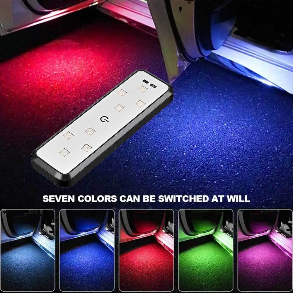 Magnetic Car Door Open Warning Lamp LED Light Safety Warning Accessories 7Colors