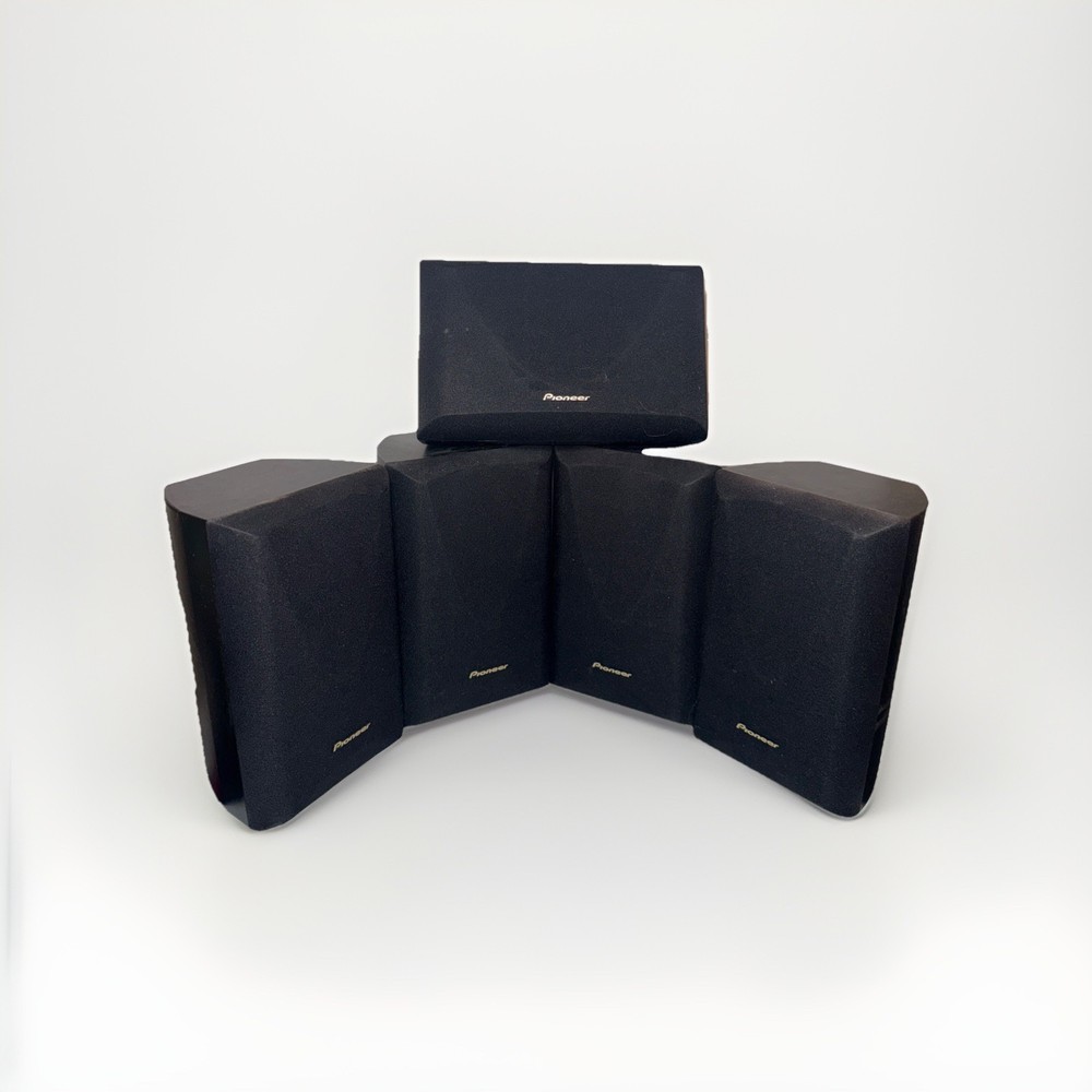 Pioneer HTP205/305-FCR Surround Sound 5 Speaker Set Rear Front Center Black