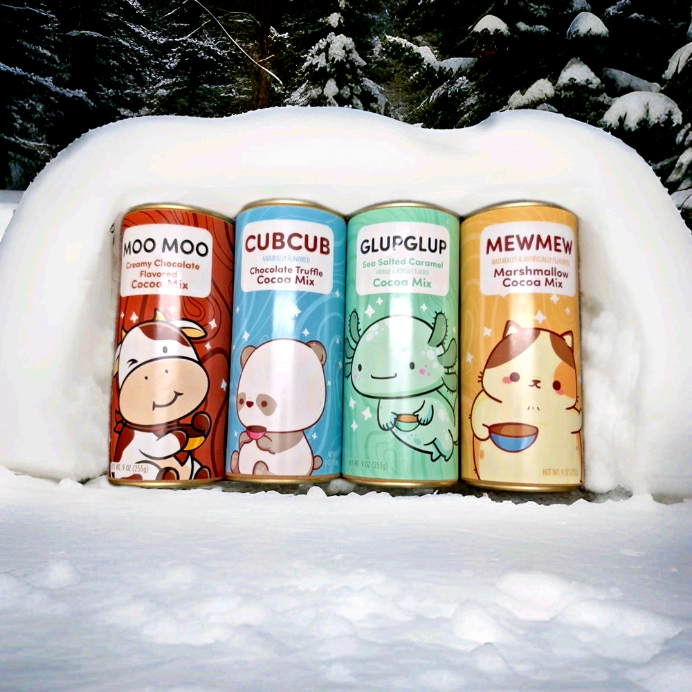 Hot Cocoa Gift Set with Rich Milk Chocolate Mix