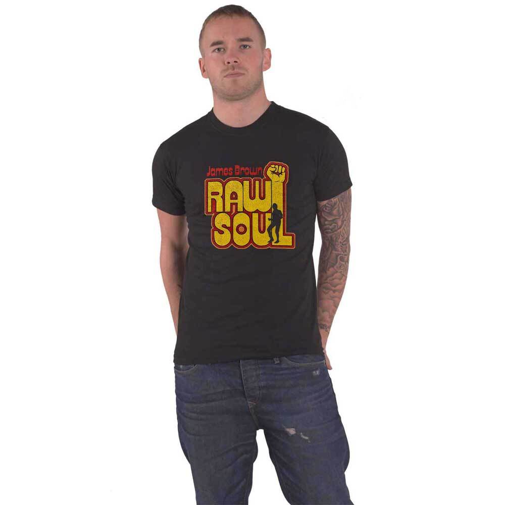 James Brown Raw Soul Official Unisex Black T-Shirt