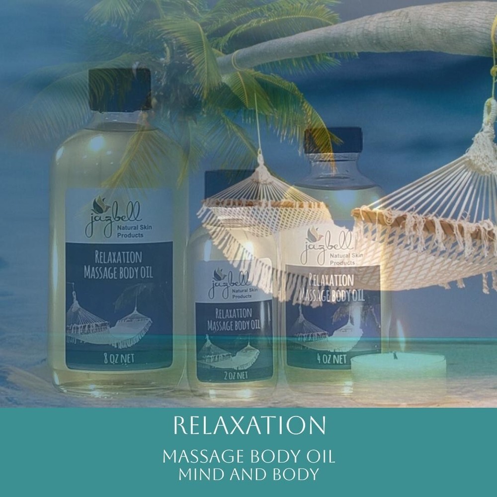 Deep Muscle Relief Massage Oil for Relaxation & Tension Relief
