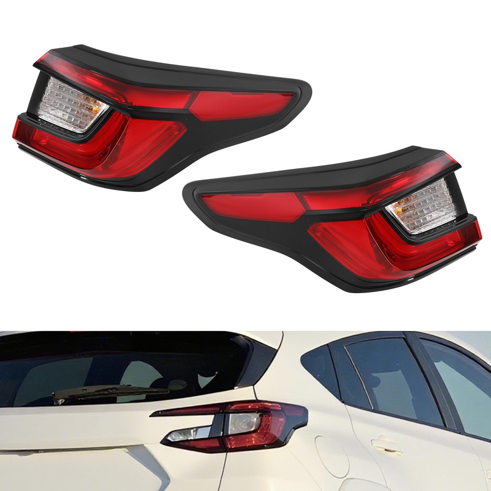 For 2024-2025 Subaru Crosstrek Outer LED Tail Lights Brake Lamps Left+Right Side