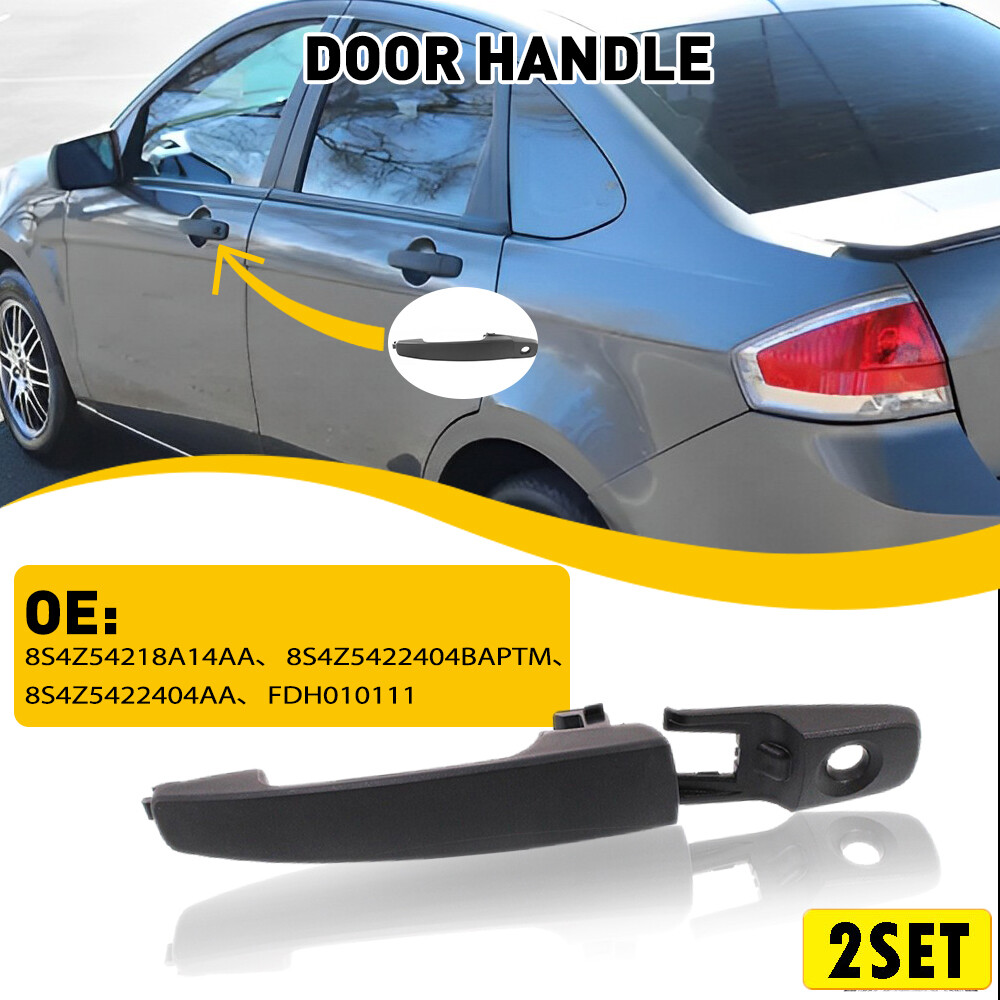2-Pack ABS Front Driver Side Exterior Door Handles for 2008-2011 Ford Focus FDH0101