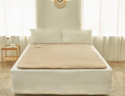 99% EMF Blocking Heated Mattress Pad Full/Double Size. 8 Heat Settings with A...
