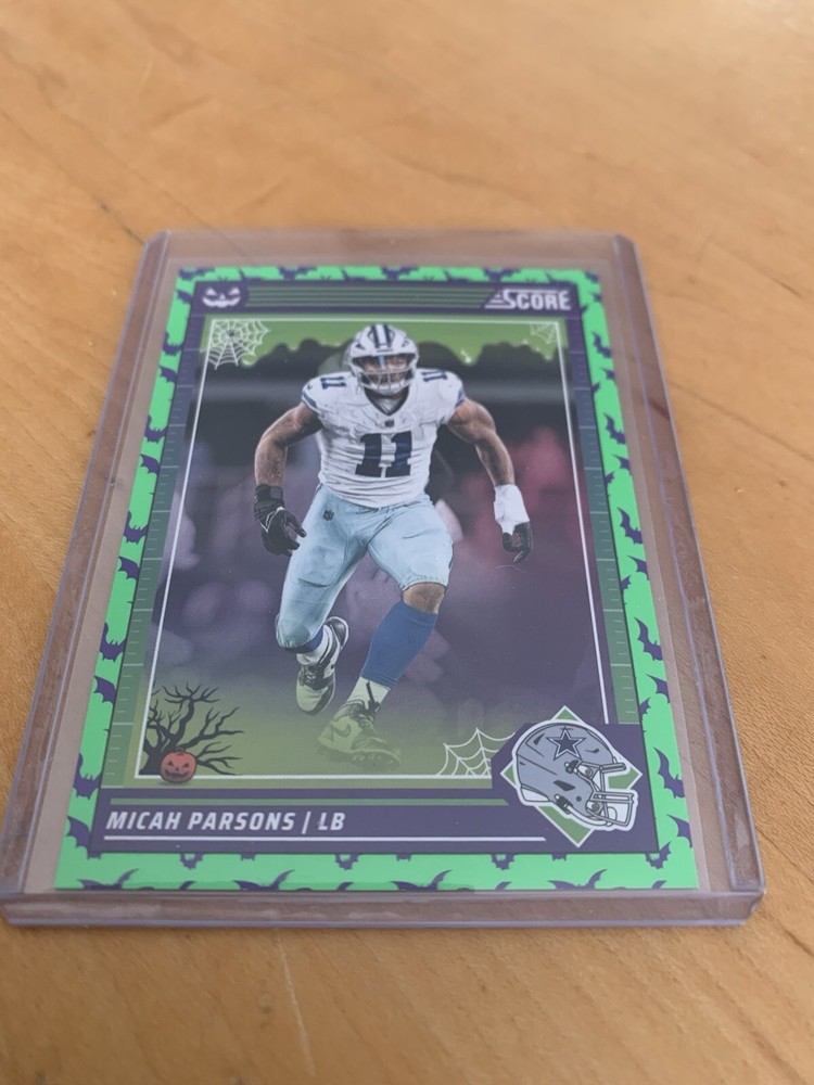 2024 Score-A-Treat Micah Parsons Green Bats Dallas Cowboys Football Card #77