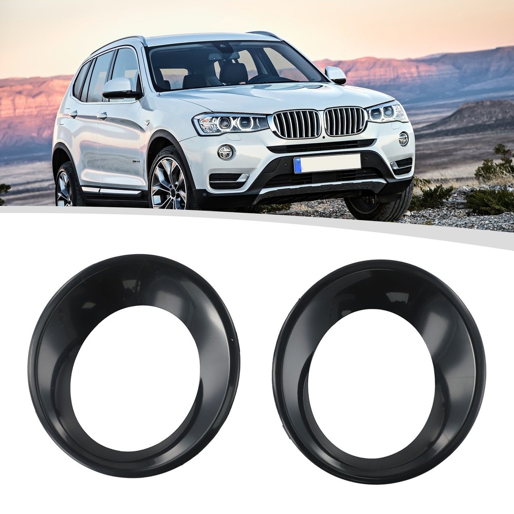 Fog Light Cover Fog Lamp Cover Left + Right Plastic Primed Trim 1 Pair