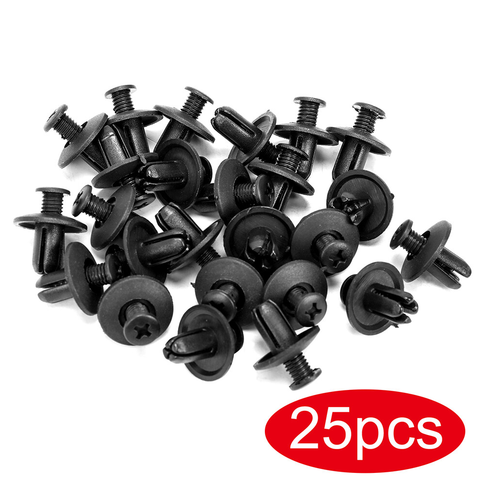 25Pcs Hyundai Bumper Fender Liner Screw Trim Retainer Clips 86590-28000