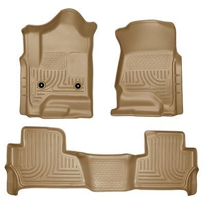 Husky Liners 99203, Fits 15-   Tahoe Floor Liners Tan, Kit, Performance Speed